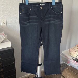 INC International Concepts Dark Blue Straight Leg Jeans